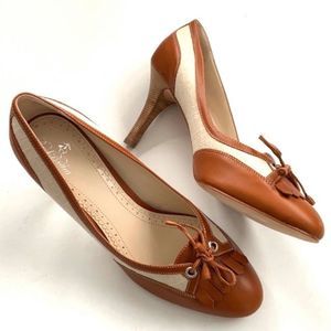 NWOT Brooks Brothers leather heels